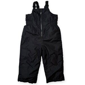 Kids Youth Snowbib Size 4t Black Adjustable